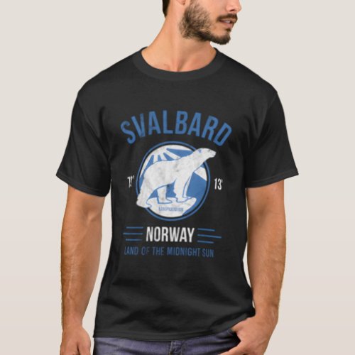 Svalbard Norway Polar Bears Longyearbyen Gif T_Shirt