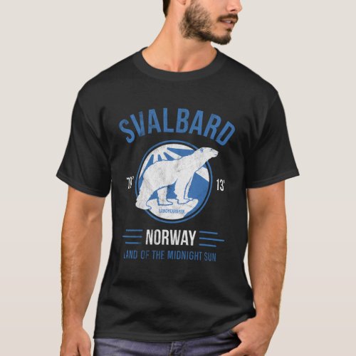 Svalbard Norway Polar Bears Longyearbyen T_Shirt
