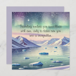 Svalbard, Norway & Quote Thank You Card