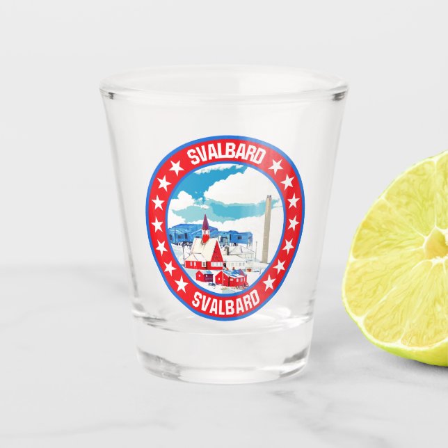 Svalbard                                           shot glass (Front)