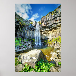 Svartifoss Waterfall, Iceland Poster