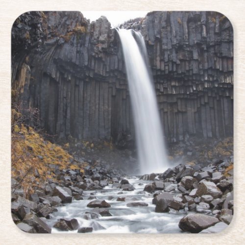 Svartifoss waterfall in Iceland coaster