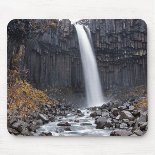 Svartifoss waterfall in Iceland mousepad