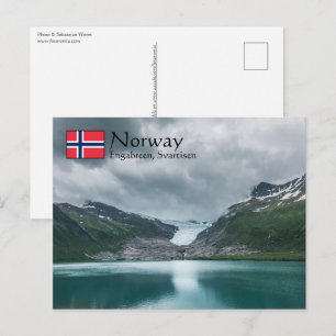 Svartisen Glacier Norway Postcard