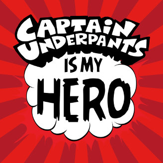 Captain Underpants Merch Captain Underpants logo Sticker for Sale