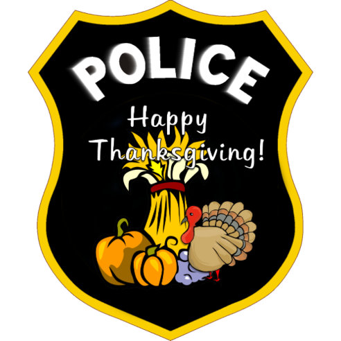 Thanksgiving Police Family Personalized Gift Ideas