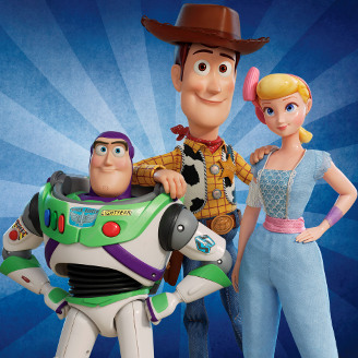 Toy Story 8Bit Woody and Buzz Lightyear Water Bottle, Zazzle