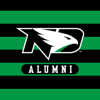 North Dakota Fighting Hawks Collegiate Logo Metal Yard Sign 