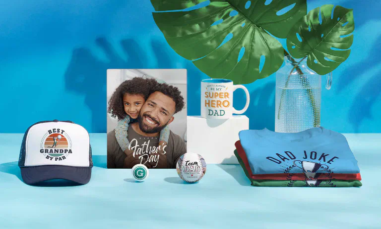 Make him feel one in a million with personalized Father's Day gifts & cards from Zazzle