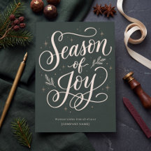 Elegant Season of Joy Corporate Holiday