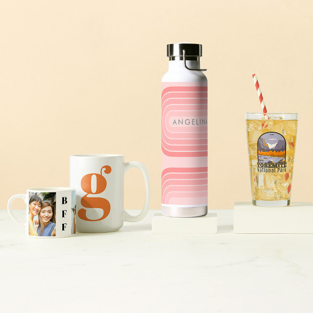 Shop cool mason jars, shot glasses, and acrylic tumblers!