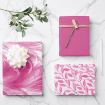 Romantic Chic Magenta Gift Wrap Products