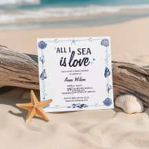 All I Sea Is Love Bridal Shower Nautical Beachy