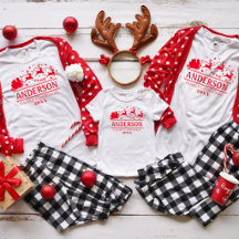Matching Family Christmas Personalized T-Shirts