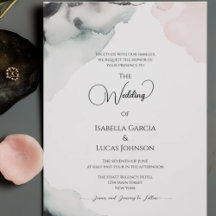 Abstract Watercolor Wedding Collection