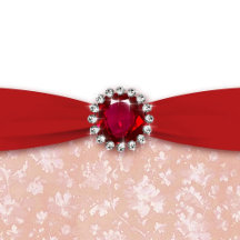 Damask Ruby Wedding Anniversary Collection