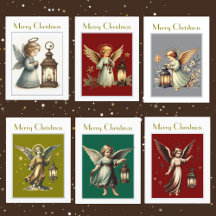 Vintage Christmas  Angel Post Cards