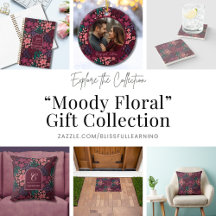 Moody Floral Personalized Gift Collection