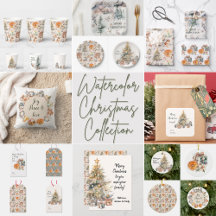 Warm Winter Christmas - Watercolour Theme
