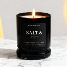Custom Soy Candle| Personalized Business stickers
