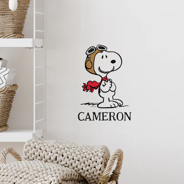 Snoopy Wall Decor Wall Sticker Wall Decal – All Things Valuable