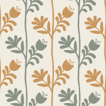 Blooming Rhythm Floral Silhouette