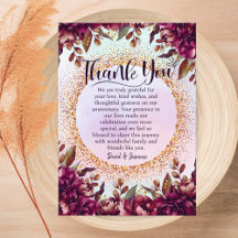 Elegant Purple & Burgundy Wedding Anniversary
