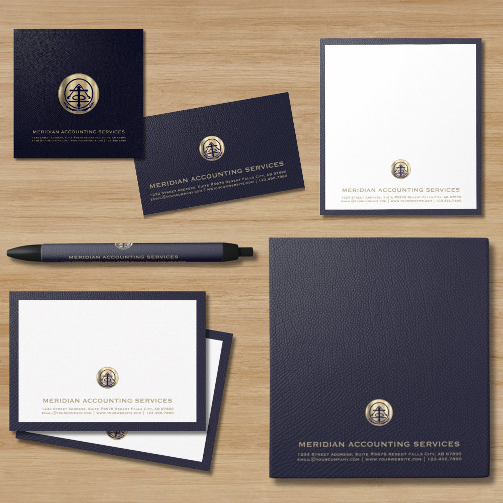 Brushed Gold Seal Accounting Essentials