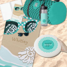 Turquoise Beach Vacation Travel | Polka Dots