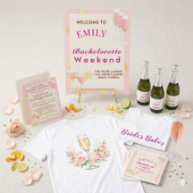 Pink Cocktail & Champagne Bachelorette Party