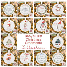 Baby's First Christmas Ornaments