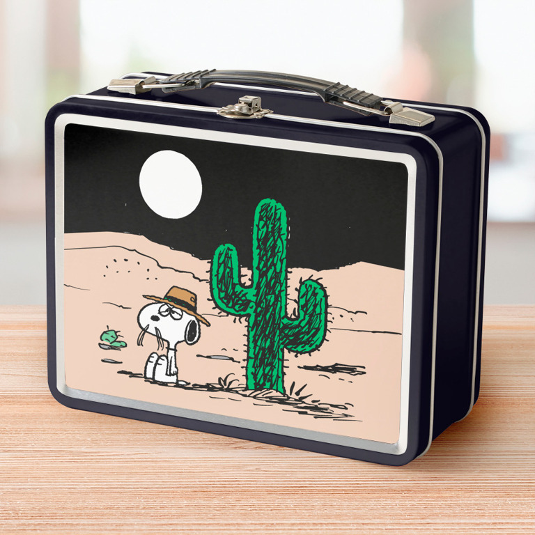 Spike in Desert Metal Lunch Box