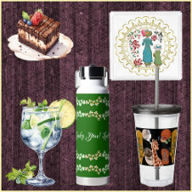 Drinkware Modern, Vintage, Tumblers, Water Bottles