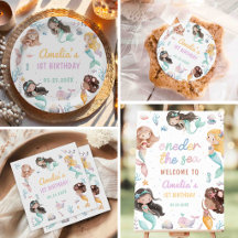 Whimsical Mermaid Under the Sea Birthday Party