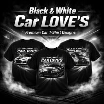 Black and white car lover's 