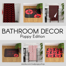 Poppy Bathroom Decor