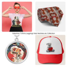 Valentine T-Shirts Leggings Hats Neckties etc