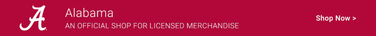 Shop officially licensed merchandise from The University of Alabama.