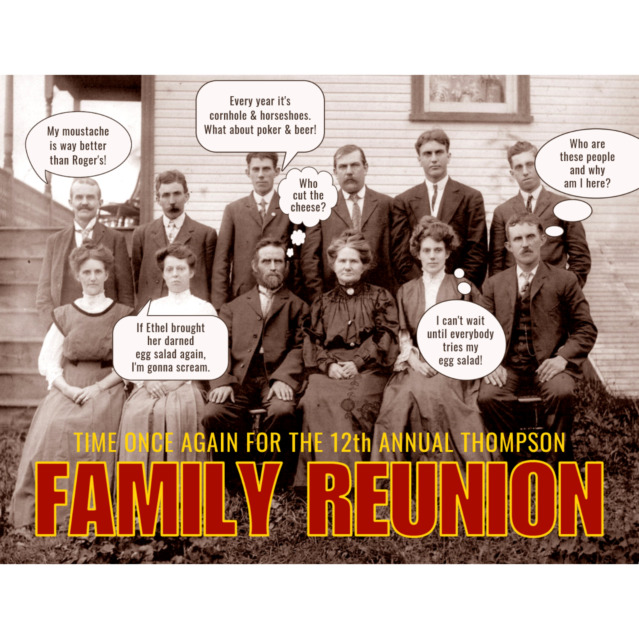 Get the fam together again and celebrate the big family reunion with Zazzle!