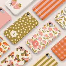Cute Phone Cases Collection (Pink/Orange/Green)