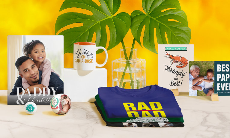 A selection of Father's Day Gifts, available on Zazzle.