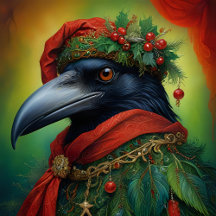 Funny & spooky crow in disguise – cute Humor