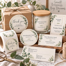 Timeless Botanical Small Business Branding