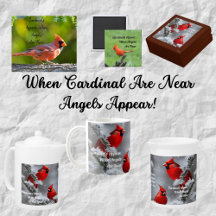 CARDINALS APPEAR, ANGELS NEAR: REMEMBRANCE ART