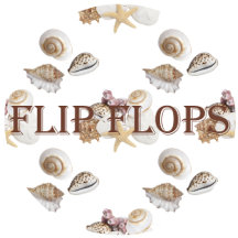 Flip flops by Diane Mac Designs