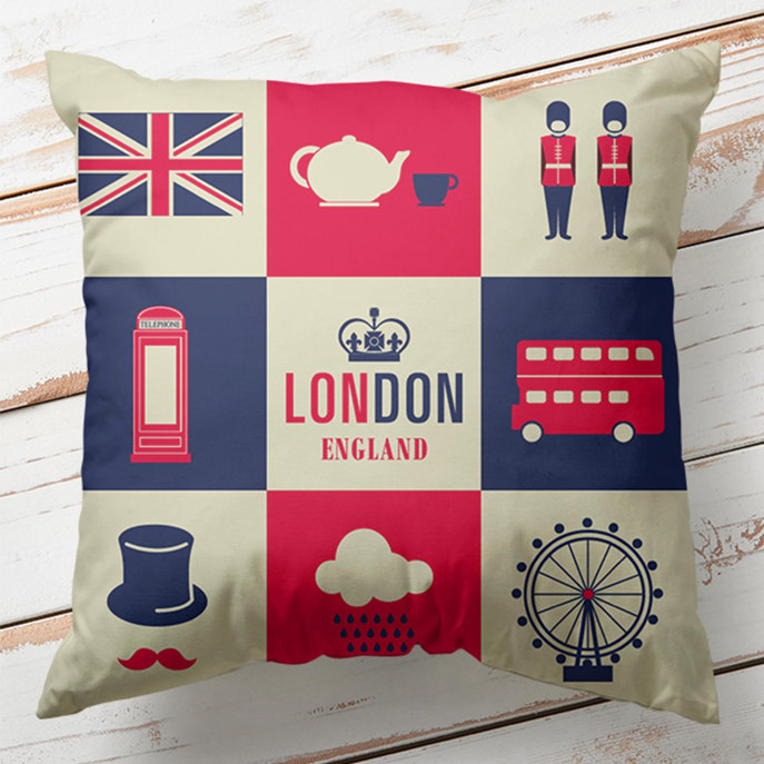 City Of London United Kingdom England Throw Pillow