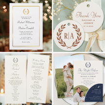 Elegant Monogram Wedding Collection