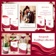 Burgundy Wedding Collection