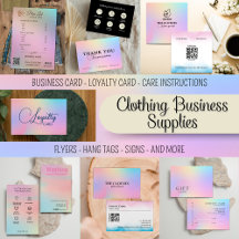 Holographic Gradient Clothing Store