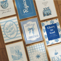 Blue Christmas Poster Collection